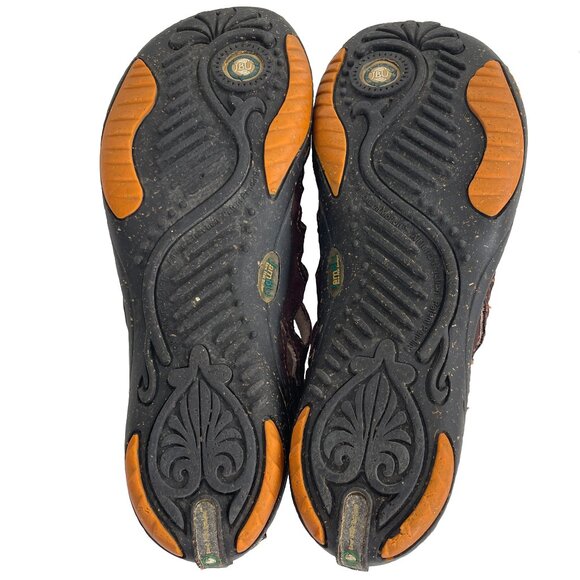 JBU JamBU 7.5 Scuba Adventure On Brown Barefoot Sandal Bungee Caged Sport Shoes - Picture 11 of 11
